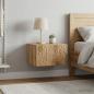Preview: ARDEBO.de - Wandmontierter Beistelltisch 2 stk. Artisan-Eiche