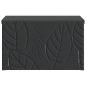 Preview: Wandmontierter Nachttisch Schwarz 49 x 34,5 x 20 cm