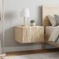 Preview: ARDEBO.de - Wandmontierter Nachttisch 2 Stk. Sonoma-Eiche 49 x 34,5 x 20 cm