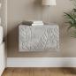 Preview: ARDEBO.de - Wandmontierter Nachttisch Betongrau 49 x 34,5 x 20 cm