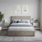 Preview: Wandmontierter Nachttisch 2 Stk. Betongrau 49 x 34,5 x 20 cm