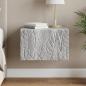 Preview: ARDEBO.de - Wandmontierter Nachttisch Sonoma-Grau 49 x 34,5 x 20 cm
