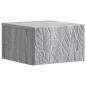 Preview: Wandmontierter Nachttisch 2 Stk. Sonoma-Grau 49 x 34,5 x 20 cm