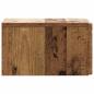 Preview: Wandmontierter Nachttisch Altholz 49 x 34,5 x 20 cm