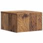 Preview: Wandmontierter Nachttisch 2 Stk. Altholz 49 x 34,5 x 20 cm
