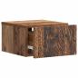 Preview: Wandmontierter Nachttisch 2 Stk. Altholz 49 x 34,5 x 20 cm