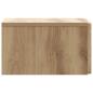 Preview: Wandmontierter Nachttisch Artisan-Eiche 49 x 34,5 x 20 cm