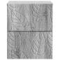 Preview: Wandmontierter Nachttisch Sonoma-Grau 34,5 x 33 x 40 cm