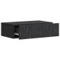 Preview: Wandmontierter Beistelltisch 59 x 34,5 x 17 cm Holzwerkstoff