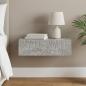 Preview: ARDEBO.de - Wandmontierter Beistelltisch 59 x 34,5 x 17 cm Holzwerkstoff