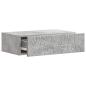 Preview: Wandmontierter Beistelltisch 59 x 34,5 x 17 cm Holzwerkstoff