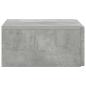Preview: Wandmontierter Beistelltisch 59 x 34,5 x 17 cm Holzwerkstoff