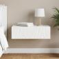 Preview: ARDEBO.de - Wandmontierter Beistelltisch 59 x 34,5 x 17 cm Holzwerkstoff