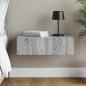 Preview: ARDEBO.de - Wandmontierter Beistelltisch 59 x 34,5 x 17 cm Holzwerkstoff