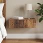 Preview: ARDEBO.de - Wandmontierter Beistelltisch 59 x 34,5 x 17 cm Holzwerkstoff