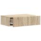 Preview: Wandmontierter Beistelltisch 87,5 x 34,5 x 17 cm Holzwerkstoff