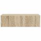 Preview: Wandmontierter Beistelltisch 87,5 x 34,5 x 17 cm Holzwerkstoff