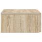 Preview: Wandmontierter Beistelltisch 87,5 x 34,5 x 17 cm Holzwerkstoff