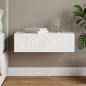 Preview: ARDEBO.de - Wandmontierter Beistelltisch 87,5 x 34,5 x 17 cm Holzwerkstoff