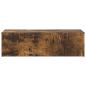 Preview: Wandmontierter Beistelltisch 87,5 x 34,5 x 17 cm Holzwerkstoff
