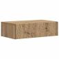 Preview: Wandmontierter Beistelltisch 87,5 x 34,5 x 17 cm Holzwerkstoff