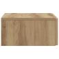 Preview: Wandmontierter Beistelltisch 87,5 x 34,5 x 17 cm Holzwerkstoff