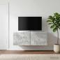 Preview: Wandmontierter TV-Schrank 59,5 x 41 x 30 cm Betongrau