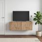 Preview: ARDEBO.de - Wandmontierter TV-Schrank 59,5 x 41 x 30 cm Artisan-Eiche