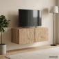 Preview: Wandmontierter TV-Schrank 59,5 x 41 x 30 cm Artisan-Eiche