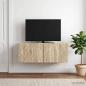 Preview: ARDEBO.de - Wandmontierter TV-Schrank 78,5 x 41 x 30 cm Sonoma-Eiche