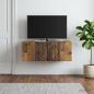 Preview: Wandmontierter TV-Schrank 78,5 x 41 x 30 cm Altholz