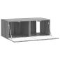 Preview: Wandmontierter TV-Schrank 98 x 41 x 30 cm Grau Sonoma