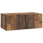 Preview: Wandmontierter TV-Schrank 98 x 41 x 30 cm Altholz Holzwerkstoff