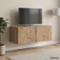 Preview: ARDEBO.de - Wandmontierter TV-Schrank 98 x 41 x 30 cm Artisan-Eiche