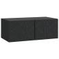 Preview: Wandmontierter TV-Schrank 59,5 x 31 cm Schwarz Holzwerkstoff