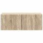 Preview: Wandmontierter TV-Schrank 78,5 x 31 cm Sonoma-Eiche