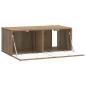 Preview: Wandmontierter TV-Schrank 78,5 x 31 cm Artisan-Eiche