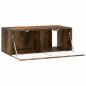 Preview: Wandmontierter TV-Schrank 98 x 31 cm Geräucherte Eiche