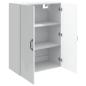 Preview: Wandschrank Weiß 66 x 34,5 x 90 cm Holzwerkstoff