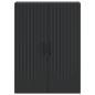 Preview: Wandschrank 66 x 34,5 x 90 cm Holzwerkstoff Schwarz