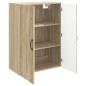 Preview: Wandschrank 66 x 34,5 x 90 cm Holzwerkstoff Sonoma-Eiche