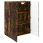 Preview: Wandschrank 66 x 34,5 x 90 cm Holzwerkstoff Räuchereiche