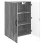 Preview: Wandschrank 66 x 34,5 x 90 cm Holzwerkstoff Sonoma-Grau