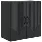 Preview: Wandschrank 59 x 31 x 60 cm Holzwerkstoff Schwarz
