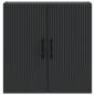 Preview: Wandschrank 59 x 31 x 60 cm Holzwerkstoff Schwarz