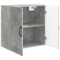 Preview: Wandschrank 59 x 31 x 60 cm Holzwerkstoff Betongrau