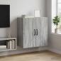 Preview: ARDEBO.de - Wandschrank 59 x 31 x 60 cm Holzwerkstoff Sonoma-Grau