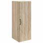 Preview: Wandschrank 33 x 34,5 x 90 cm Holzwerkstoff Sonoma-Eiche