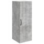 Preview: Wandschrank 33 x 34,5 x 90 cm Holzwerkstoff Betongrau