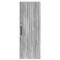 Preview: Wandschrank 33 x 34,5 x 90 cm Holzwerkstoff Sonoma-Grau